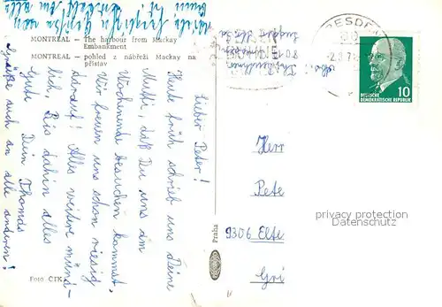 AK / Ansichtskarte Montreal_Quebec The harbour from Mackay Embankment Montreal Quebec