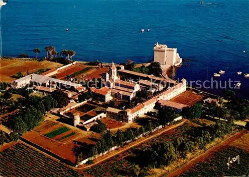 AK / Ansichtskarte Cannes_Alpes Maritimes Ile Saint Honorat Le Monastere Cannes Alpes Maritimes