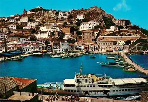 AK / Ansichtskarte Hydra Hafenpartie Hydra