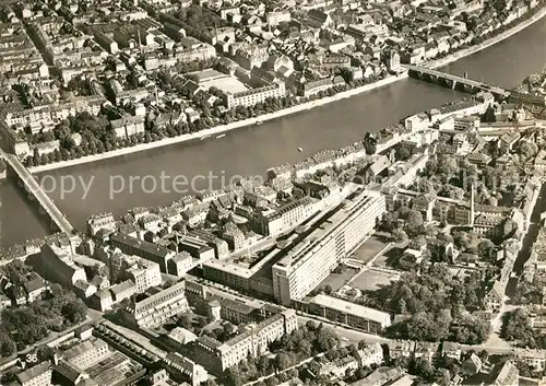 AK / Ansichtskarte Basel_BS Fliegeraufnahme Basel_BS