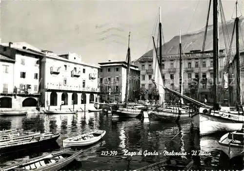 AK / Ansichtskarte Malcesine_Lago_di_Garda Il Porto Malcesine_Lago_di_Garda