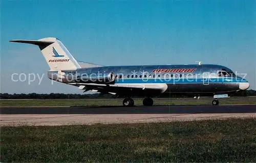 AK / Ansichtskarte Flugzeuge_Zivil Piedmont Airlines Fokker F28 1000 N273N C N 11106 Flugzeuge Zivil