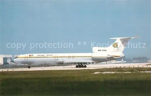 AK / Ansichtskarte Flugzeuge_Zivil Guyana Airways TU 154M 8R GGA c n 719 Flugzeuge Zivil