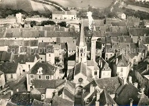 AK / Ansichtskarte Saint Gengoux le National Fliegeraufnahme Eglise Saint Gengoux le National