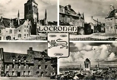 AK / Ansichtskarte Locronan Eglise place de Locronan  Locronan