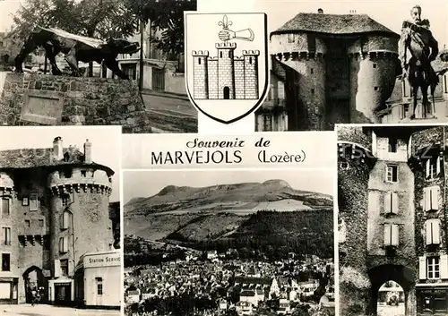 AK / Ansichtskarte Marvejols Schloss  Marvejols