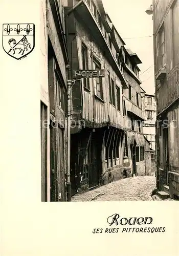 AK / Ansichtskarte Rouen Rue du Petit Mouton Rouen