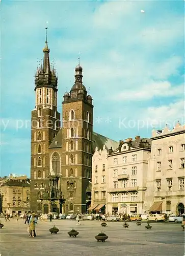 AK / Ansichtskarte Krakow_Krakau Kosciol Mariacki Krakow Krakau