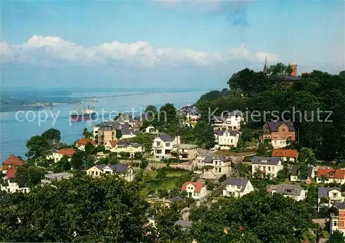 AK / Ansichtskarte Blankenese Suellberg und Elbe Blankenese