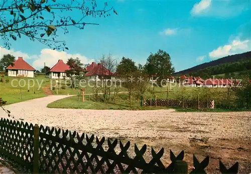 AK / Ansichtskarte Kroeckelbach_Odenwald Feriendorf Ferienhaeuser Kroeckelbach Odenwald