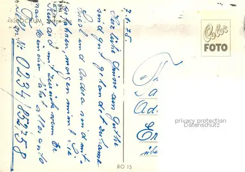 AK / Ansichtskarte Bochum Sternwarte Bochum