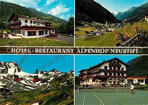 AK / Ansichtskarte Neustift_Stubaital_Tirol Hotel Restaurant Alpenhof Neustift_Stubaital_Tirol