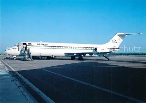 AK / Ansichtskarte Flugzeuge_Zivil African Express Airways DC 9 32 5Y AXD c n 47088 Flugzeuge Zivil