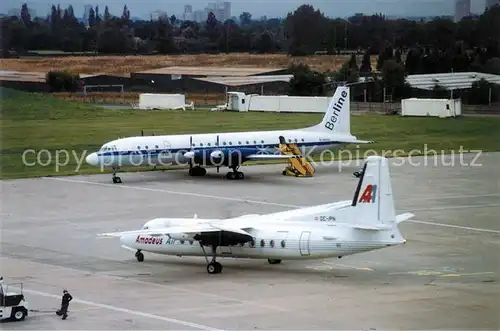 AK / Ansichtskarte Flugzeuge_Zivil Birmingham International Airport Berline Amadeus Air  Flugzeuge Zivil