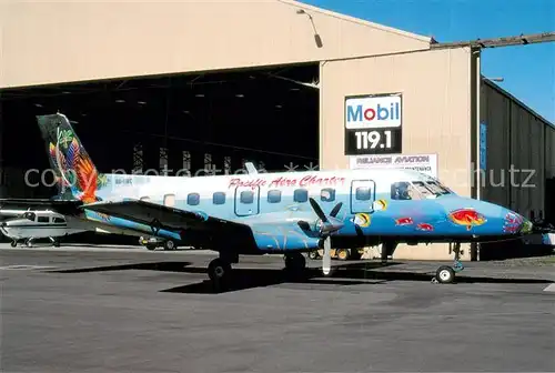 AK / Ansichtskarte Flugzeuge_Zivil Pacific Aero Charter EMB 110 P1 VH BWC cn 110261 Flugzeuge Zivil