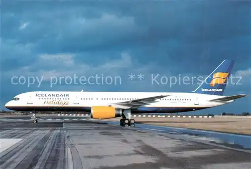 AK / Ansichtskarte Flugzeuge_Zivil Icelandair Holidays B 757 27B TF FIW c n 24838 302 Flugzeuge Zivil