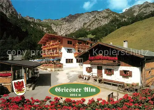 AK / Ansichtskarte Tirol_Region Alpengasthaus Griesner Alm Tirol Region