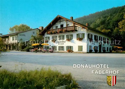 AK / Ansichtskarte Haibach_Schaerding Donauhotel Faberhof Restaurant Haibach Schaerding
