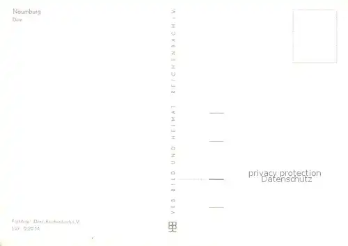 AK / Ansichtskarte Naumburg_Saale Dom Naumburg_Saale