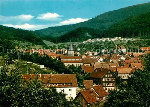 AK / Ansichtskarte Loffenau_Bad_Herrenalb Stadtpanorama Luftkurort Loffenau_Bad_Herrenalb