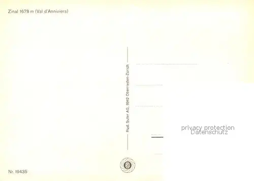 AK / Ansichtskarte Zinal_VS Alpenpanorama Zinal_VS