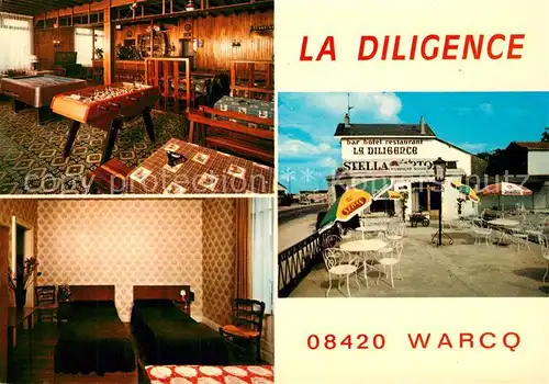 AK / Ansichtskarte Warcq_Ardennes Bar Hotel Restaurant La Diligence Warcq Ardennes