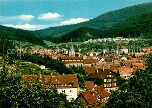 AK / Ansichtskarte Loffenau_Bad_Herrenalb Stadtpanorama Luftkurort im Schwarzwald Loffenau_Bad_Herrenalb