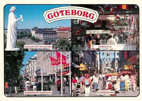 AK / Ansichtskarte Goeteborg Kungsportsplatsen Nordstan Kungsportsavenyn Kungsgatan Goeteborg