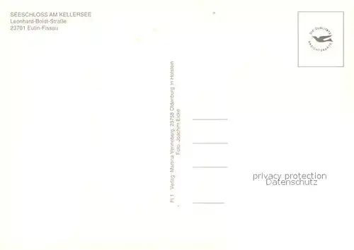 AK / Ansichtskarte Fissau Seeschloss am Kellersee Fliegeraufnahme Fissau