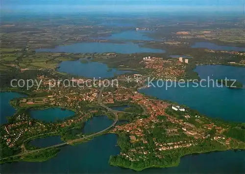 AK / Ansichtskarte Ploen_See Naturpark Holsteinische Schweiz Fliegeraufnahme Ploen_See