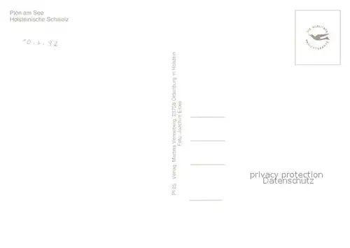 AK / Ansichtskarte Ploen_See Naturpark Holsteinische Schweiz Fliegeraufnahme Ploen_See