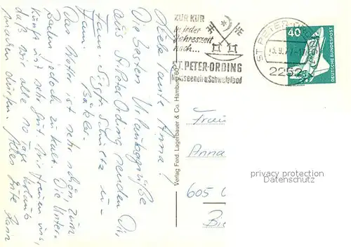 AK / Ansichtskarte St_Peter Ording Strandsegeln Seebruecke Strassenpartie Schwefelbad St_Peter Ording
