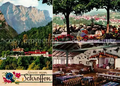 AK / Ansichtskarte Bad_Reichenhall Berghof Restaurant Schroffen Alpen Bad_Reichenhall