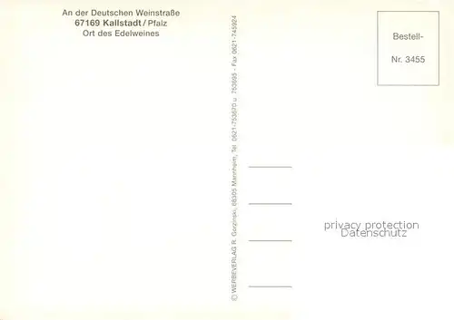 AK / Ansichtskarte Kallstadt_Rheinland Pfalz Kirche Fachwerkhaeuser Ortsansichten Kallstadt_Rheinland Pfalz