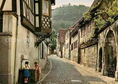 AK / Ansichtskarte Hambach_Neustadt Hambacher Schloss Schlossgasse Hambach_Neustadt