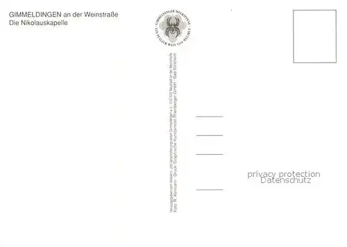 AK / Ansichtskarte Gimmeldingen Nikolauskirche Gimmeldingen