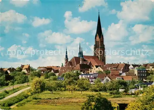 AK / Ansichtskarte Schleswig_Schlei Kirche Panorama Schleswig_Schlei