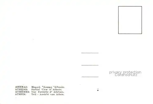 AK / Ansichtskarte Athen Stadtpanorama Athen