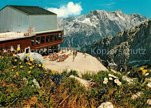 AK / Ansichtskarte Garmisch Partenkirchen Bergstation Restaurant Alpspitzbahnen Garmisch Partenkirchen