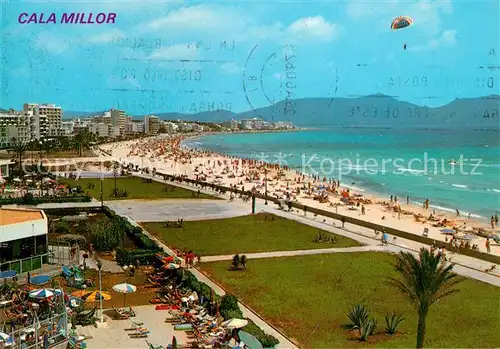 AK / Ansichtskarte Cala_Millor_Mallorca Strand Hotelanlagen Cala_Millor_Mallorca