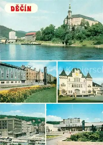 AK / Ansichtskarte Decin_Boehmen Schloss Hotel Grand Centrum Decin Boehmen