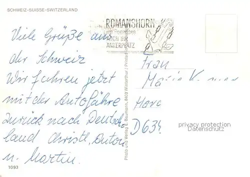 AK / Ansichtskarte Romanshorn_Bodensee Fliegeraufnahme Hafen Faehrschiff Park Romanshorn Bodensee