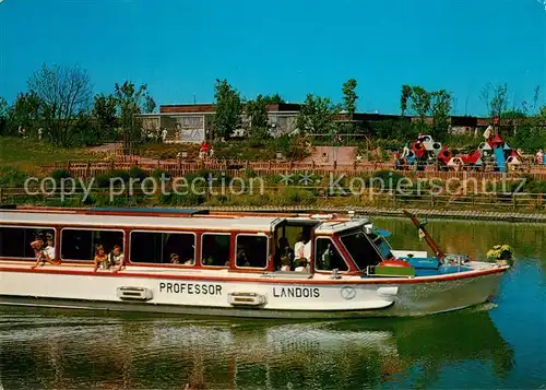 AK / Ansichtskarte Muenster_Westfalen Wasserbus Professor Landois Zoo Muenster_Westfalen