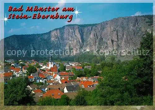 AK / Ansichtskarte Bad_Muenster_Stein_Ebernburg Panorama Blick von der Ebernburg Bad_Muenster