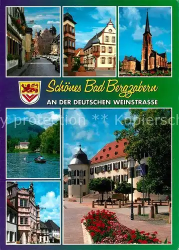 AK / Ansichtskarte Bad_Bergzabern Schloss Bergzabern Stadtansicht Bad_Bergzabern