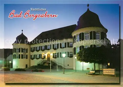 AK / Ansichtskarte Bad_Bergzabern Schloss Nacht Bad_Bergzabern