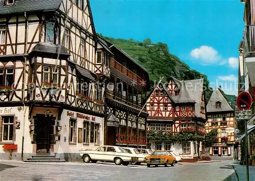 AK / Ansichtskarte Bacharach_Rhein Marktplatz Hotel Altkoelnischer Hof Bacharach Rhein