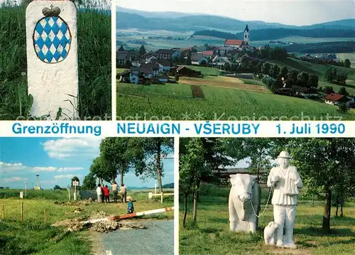 AK / Ansichtskarte Neuaign Grenzoeffnung 1990 Neuaign