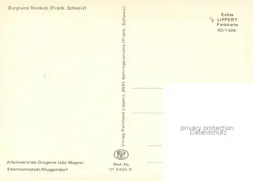 AK / Ansichtskarte Neideck Burgruine Neideck