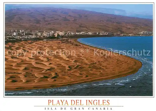 AK / Ansichtskarte Playa_del_Ingles_Gran_Canaria Fliegeraufnahme Playa_del